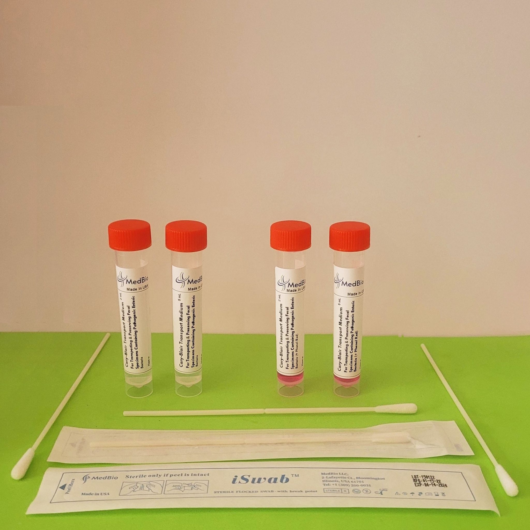 Cary-Blair Fecal Transport Medium (2 mL & 5 mL) For Transporting ...