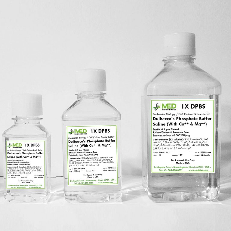 1X DPBS – Dulbecco′s Phosphate Buffered Saline (With Calcium and ...
