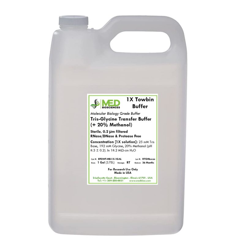 Transfer Buffer 1X Towbin Buffer – Tris-Glycine Transfer Buffer (+ 20% Methanol ...